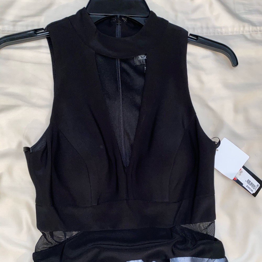 Xscape floor length mermaid gown